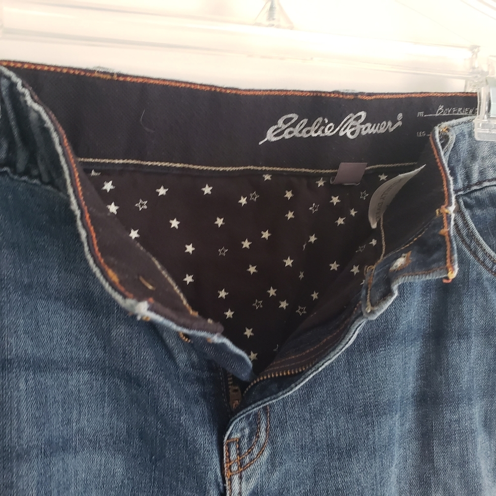 Flannel lined boyfriend jeans Eddie Bauer
